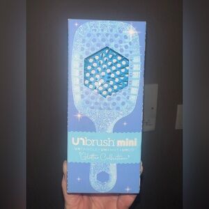 Mini Glitter Collection Hair Brush - Blue